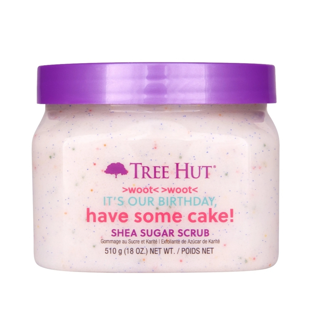 Tree Hut Shea Sugar Scrub - Purple & White